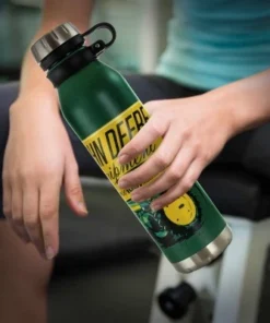 John Deere 25.5 Ounce Stainless Steel Thermal Bottle in Green with Cap and Carry Loop -Water Bottles Sales unnamed file 5360