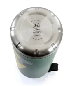 John Deere 25.5 Ounce Stainless Steel Thermal Bottle in Green with Cap and Carry Loop -Water Bottles Sales unnamed file 5365