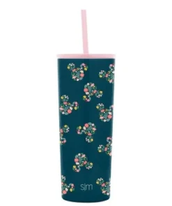 Simple Modern 24oz Stainless Steel Tumbler with Straw and Flip Lid Floral Riptide -Water Bottles Sales unnamed file 540