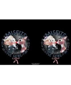 Rudolph the Red-Nosed Reindeer Misfits Have More Fun Stainless Steel Water Bottle