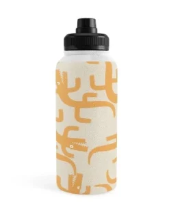 MSRYSTUDIO Croc Fun Sun Bath Water Bottle - Society6