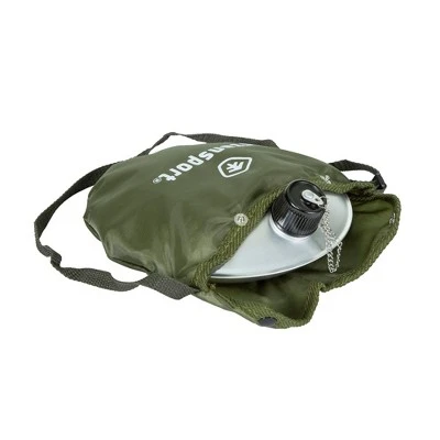 Stansport Aluminum 1 QT Scout Canteen with Cotton Cover 4 Stansport Aluminum 1 QT Scout Canteen with Cotton Cover - Image 2