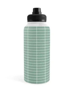 Colour Poems Minimal Grid XVII Water Bottle - Society6