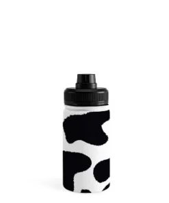 MariaMariaCreative Mooooo Black and White Water Bottle - Society6
