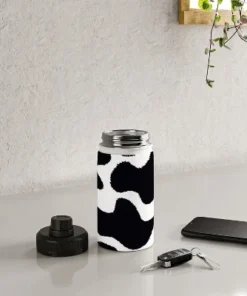 MariaMariaCreative Mooooo Black and White Water Bottle - Society6 -Water Bottles Sales unnamed file 5501