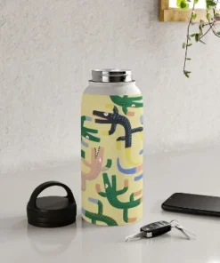 MSRYSTUDIO Crocodile Geometry Water Bottle - Society6 -Water Bottles Sales unnamed file 5504