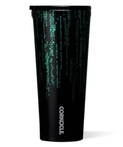 Water Bottles Sales 33 Corkcicle 24 Ounce The Matrix Binary Code Tumbler Stainless Steel Triple Insulated Water Bottle with Sliding Shatter Proof Lid and Slip Proof Bottom