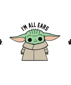 Star Wars The Mandalorian The Child I'm all ears Stainless Steel Water Bottle