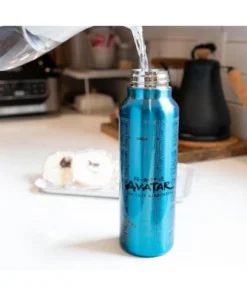 Silver Buffalo Avatar: The Last Airbender Aang Stainless Steel Water Bottle | Holds 27 Ounces -Water Bottles Sales unnamed file 5541