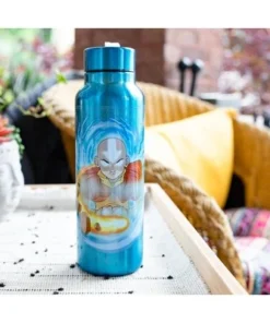 Silver Buffalo Avatar: The Last Airbender Aang Stainless Steel Water Bottle | Holds 27 Ounces -Water Bottles Sales unnamed file 5542