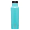 Corkcicle Classic 20 Ounce Canteen Triple Insulated Stainless Steel Water Bottle with Screw Cap and Extra Wide Mouth, Gloss Turquoise -Water Bottles Sales unnamed file 555
