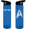 Star Trek U.S.S. Enterprise Shield Symbol Blue Reusable Water Bottle