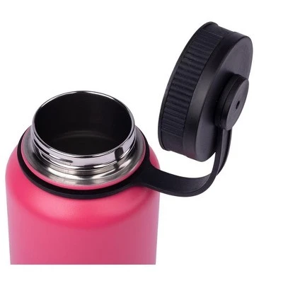 Monoprice Vacuum-Sealed 32 oz. Wide-Mouth Water Bottle, Pink | BPA Free Stainless Steel, Food Grade, for Yoga, Gym, Camping, Fitness 5 Monoprice Vacuum-Sealed 32 oz. Wide-Mouth Water Bottle, Pink | BPA Free Stainless Steel, Food Grade, for Yoga, Gym, Camping, Fitness - Image 3