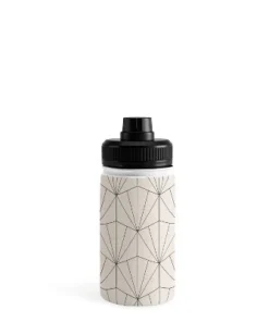 Colour Poems Gisela Geometric Line Pattern I Water Bottle - Society6
