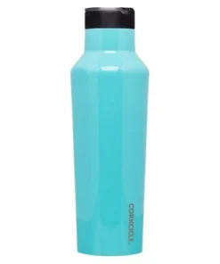 Corkcicle Classic 20 Ounce Canteen Triple Insulated Stainless Steel Water Bottle with Screw Cap and Extra Wide Mouth, Gloss Turquoise -Water Bottles Sales unnamed file 557