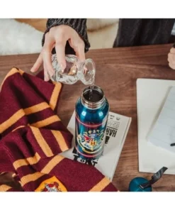 Silver Buffalo Harry Potter Hogwarts Houses Stainless Steel Water Bottle | Holds 27 Ounces -Water Bottles Sales unnamed file 5578