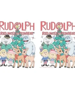 Rudolph the Red-Nosed Reindeer Group Picture Stainless Steel Water Bottle