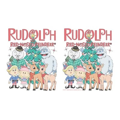 Rudolph the Red-Nosed Reindeer Group Picture Stainless Steel Water Bottle 3 Rudolph the Red-Nosed Reindeer Group Picture Stainless Steel Water Bottle