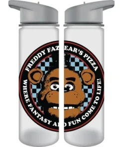 Five Nights At Freddy's Freddy Fazbear 24 Oz. Plastic Water Bottle