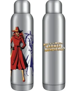 Carmen Sandiego Carmen San Diego TV Show Character 22 Oz. Stainless Steel Water Bottle