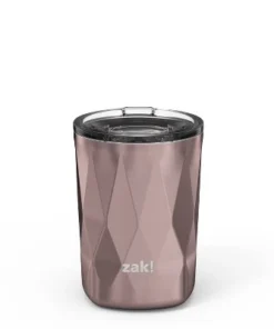 Zak Designs 13oz Fractal Double Wall Stainless Steel DOF Tumbler Rose Gold -Water Bottles Sales unnamed file 571