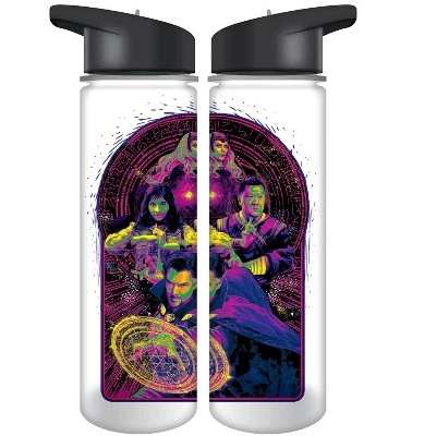 Marvel Doctor Strange Multiverse Of Madness Movie Artwork 24 Oz. Plastic Water Bottle 3 Marvel Doctor Strange Multiverse Of Madness Movie Artwork 24 Oz. Plastic Water Bottle