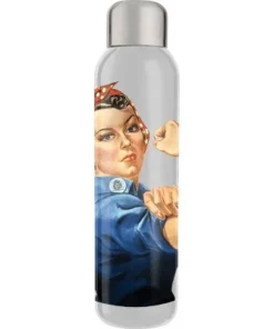 Smithsonian Rosie The Riveter Artwork 22 Oz. Stainless Steel Water Bottle