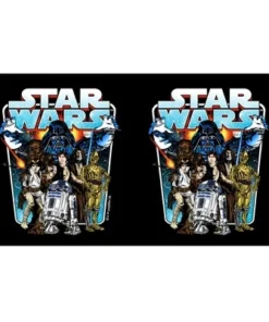 Star Wars Vintage Hero Character Frame Stainless Steel Water Bottle
