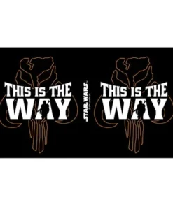 Star Wars The Mandalorian The Way Silhouette Stainless Steel Water Bottle