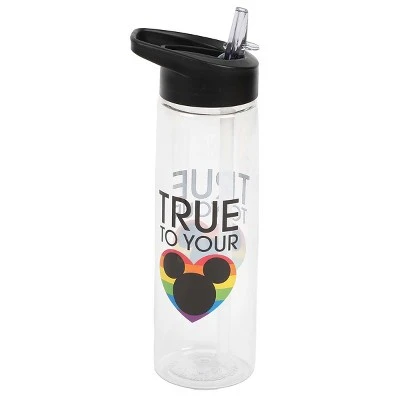 Disney Mickey Mouse Pride True To Your Heart 24 Oz. Plastic Water Bottle 3 Disney Mickey Mouse Pride True To Your Heart 24 Oz. Plastic Water Bottle
