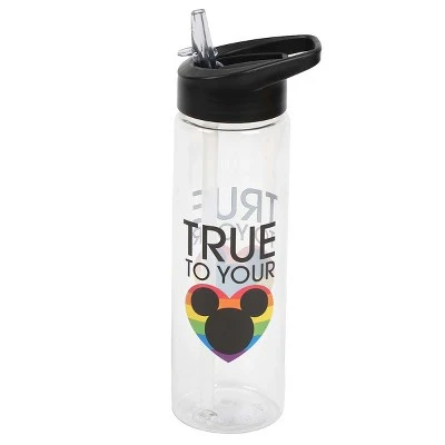 Disney Mickey Mouse Pride True To Your Heart 24 Oz. Plastic Water Bottle 4 Disney Mickey Mouse Pride True To Your Heart 24 Oz. Plastic Water Bottle - Image 2