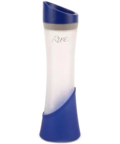 Rive Elan Cobalt Blue Glass Water Bottle, 12 Ounce