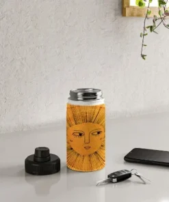 Sewzinski Sun Drawing Gold and Blue Water Bottle - Society6 -Water Bottles Sales unnamed file 5909