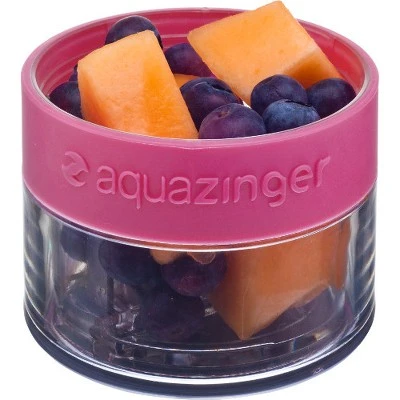 Zing Anything Aqua Zinger 18/8 Stainless Steel Pink Fruit Fusion Water Bottle, 20 Ounce 3 Zing Anything Aqua Zinger 18/8 Stainless Steel Pink Fruit Fusion Water Bottle, 20 Ounce