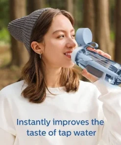 Philips Water 22oz GoZero Everyday Tritan Plastic Bottle with Filter Gray -Water Bottles Sales unnamed file 5966