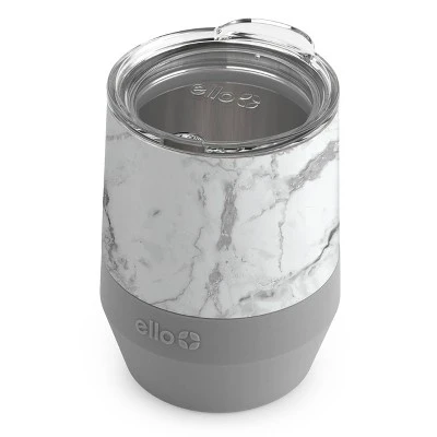 Ello Spirit 12oz Stainless Steel Tumbler Gray/white Marble 2 Ello Spirit 12oz Stainless Steel Tumbler Gray/white Marble