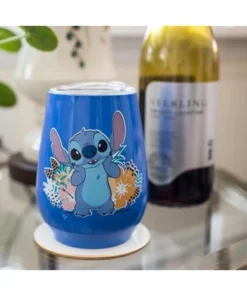 Silver Buffalo Disney Lilo & Stitch 10oz Stainless Steel Tumbler w/ Lid -Water Bottles Sales unnamed file 6048