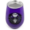 The Nightmare Before Christmas Silver Buffalo Nightmare Before Christmas Jack Skellington Stainless Steel Tumbler | 10 Ounces -Water Bottles Sales unnamed file 6059