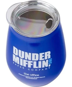 Water Bottles Sales 20 Silver Buffalo The Office Dunder Mifflin 10 Ounce Double Wall Stainless Steel Tumbler w/ Lid