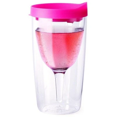 Vino2Go Pink Acrylic Insulated Wine Tumbler with Slide Lid, 10 Ounce 3 Vino2Go Pink Acrylic Insulated Wine Tumbler with Slide Lid, 10 Ounce -Water Bottles Sales unnamed file 6090