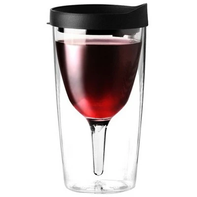 Vino2Go Business Black Acrylic Insulated Wine Tumbler with Slide Lid, 10 Ounce 1 Vino2Go Business Black Acrylic Insulated Wine Tumbler with Slide Lid, 10 Ounce -Water Bottles Sales unnamed file 6092