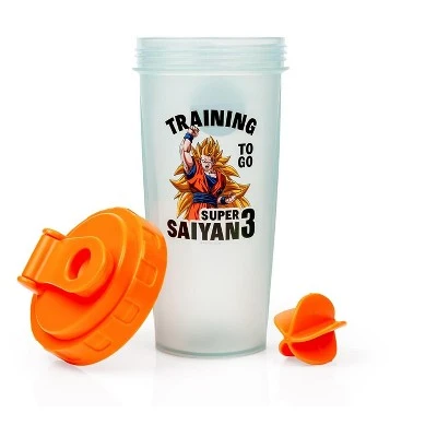 Just Funky Dragon Ball Z Super Saiyan Goku Gym Shaker Bottle 5 Just Funky Dragon Ball Z Super Saiyan Goku Gym Shaker Bottle - Image 3