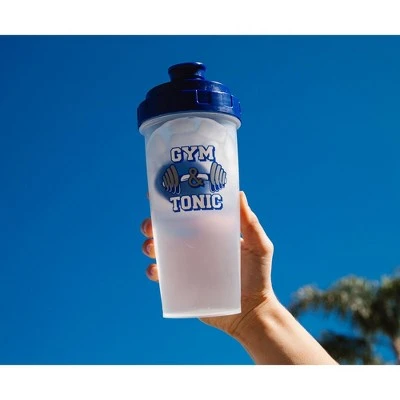 Toynk "Gym & Tonic" Plastic Shaker Bottle | Holds Ounces 6 Toynk "Gym & Tonic" Plastic Shaker Bottle | Holds Ounces - Image 4