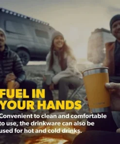 Dometic THRM66 Thermo 22 Ounce Stainless Steel Ergonomic Vacuum Sealed Bottle with Double Wall Insulation, Fits All Standard Cup Holders, Moss