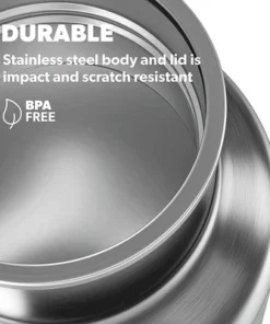 Dometic THRM66 Thermo 22 Ounce Stainless Steel Ergonomic Vacuum Sealed Bottle with Double Wall Insulation, Fits All Standard Cup Holders, Moss -Water Bottles Sales unnamed file 647