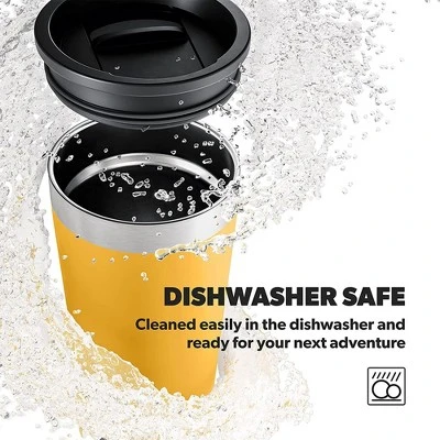 Dometic TMBR60 Thermo 20 Ounce Stainless Steel Insulated Vacuum Sealed Drink Tumbler Bottle with Double Wall Insulation, Glow 4 Dometic TMBR60 Thermo 20 Ounce Stainless Steel Insulated Vacuum Sealed Drink Tumbler Bottle with Double Wall Insulation, Glow - Image 2