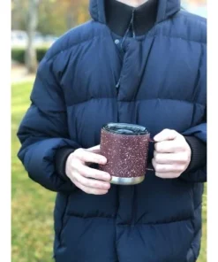 FIFTY/FIFTY 15oz Camp Mug with Slide Lid Navy/White Speckled -Water Bottles Sales unnamed file 696