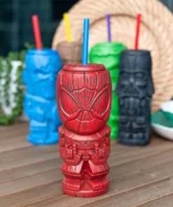 Beeline Creative Geeki Tikis Marvel Spider-Man Tumbler | Tiki Style Cup | Holds 21 Ounces -Water Bottles Sales unnamed file 708