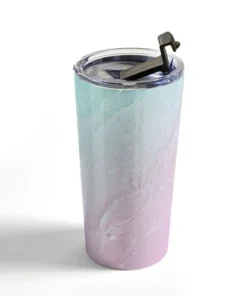 Society6 Gale Switzer Seashore Violet Mist 20 oz Stainless Steel Travel Mug - Deny Designs -Water Bottles Sales unnamed file 748