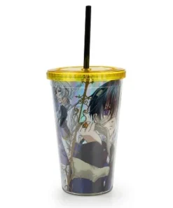 Just Funky Black Butler Sebastian Foil Print 16oz Carnival Cup